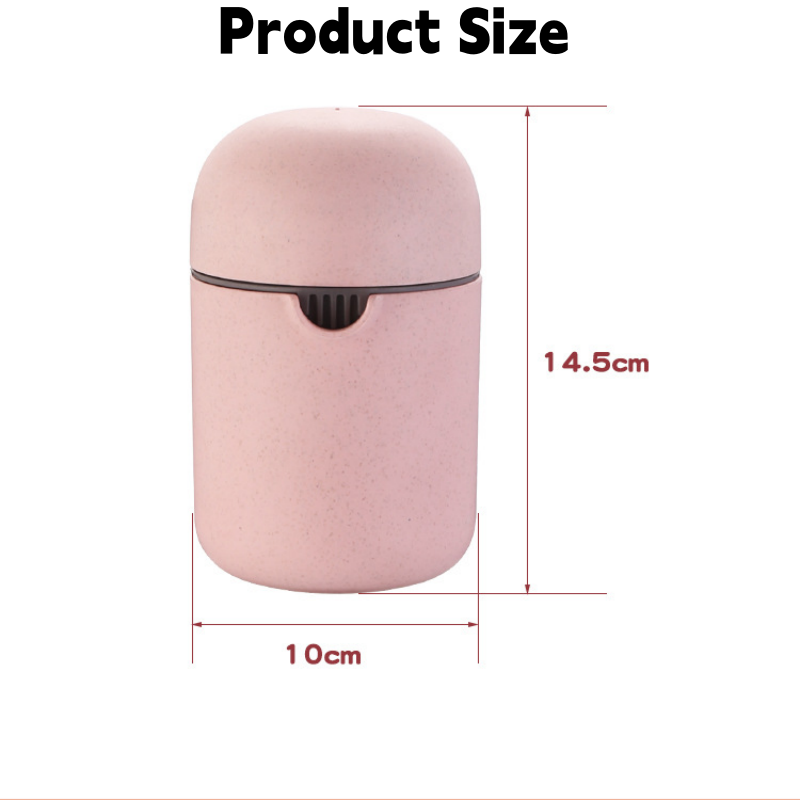 Portable Manual Wheat Straw Juicer for Oranges and Lemons Easy to Clean Kitchen Tool