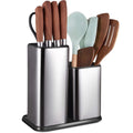 Modern Stainless Steel Utensil Holder Kitchen Knife Block