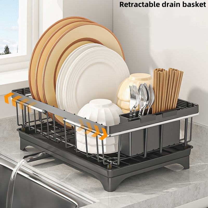 Multifunctional Kitchen Shelf with Drainage