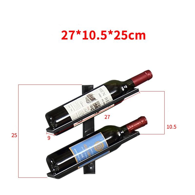 Modern Metal Wall Wine Rack with Large Capacity