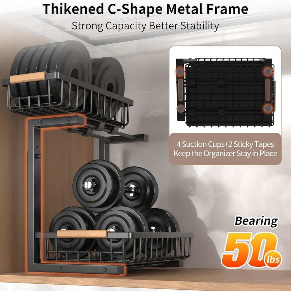 Adjustable Kitchen Sink Storage Shelf Rack Slide-Out Drawer Spice Racks Kitchen Cabinets Storage Box