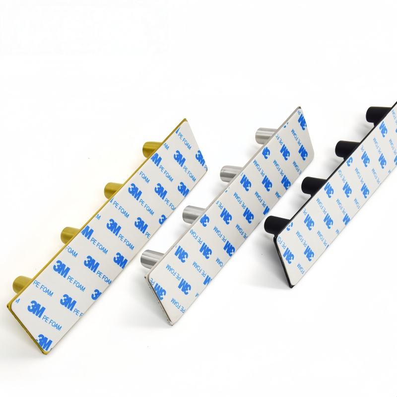 304 Stainless Steel Wall-mounted Key Holder with 4 Sturdy Hooks, Key Organizer