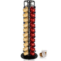 Rotating, Eco-Friendly, Multi-Level Metal Coffee Pod Holder Kitchen Shelf for Nespresso Capsules