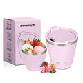 Stainless Steel Insulated Vacuum Ice Cream Container 350ml 400ml