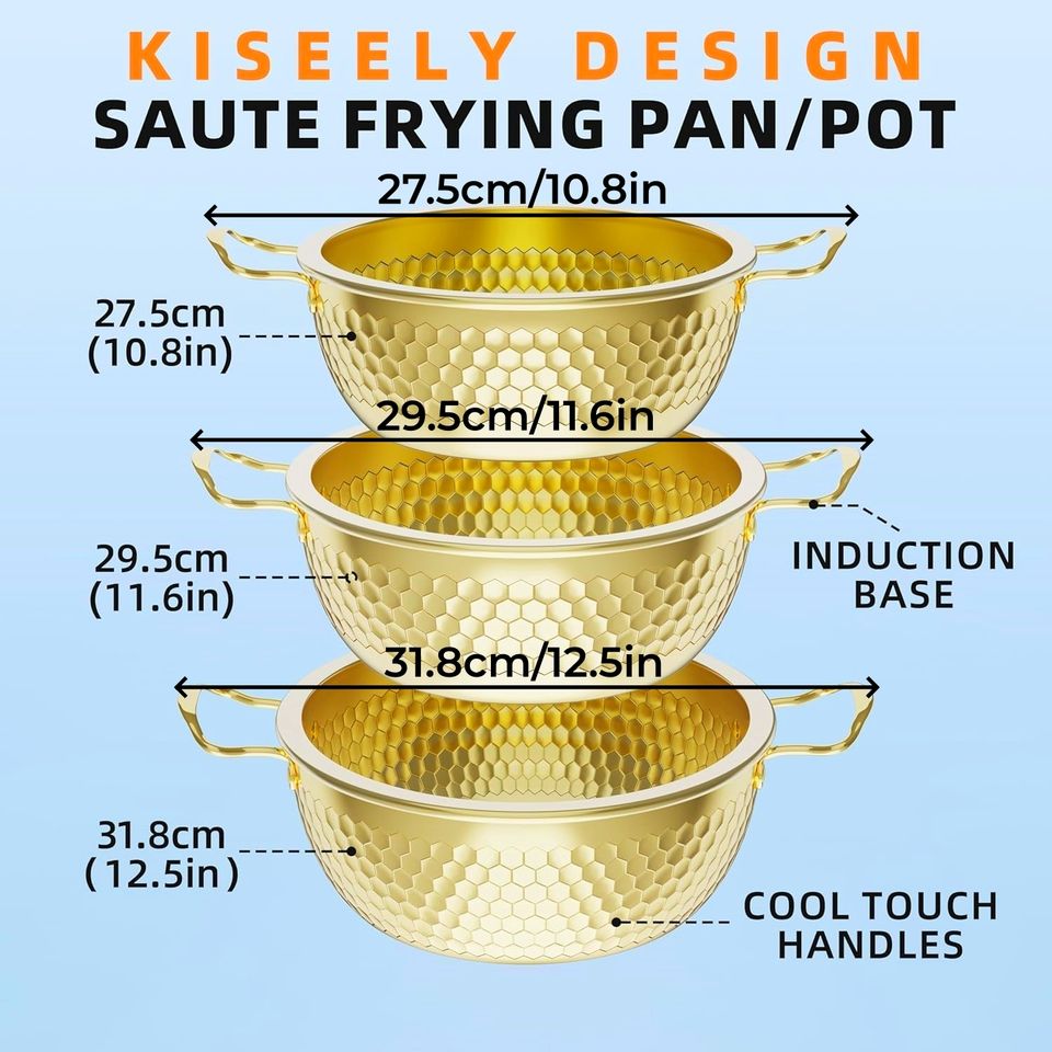 Modern Stainless Steel Double-Ear Induction Pot Korean Ramen Small Cooking Pot Household Dormitory Noodle Cookware Sets