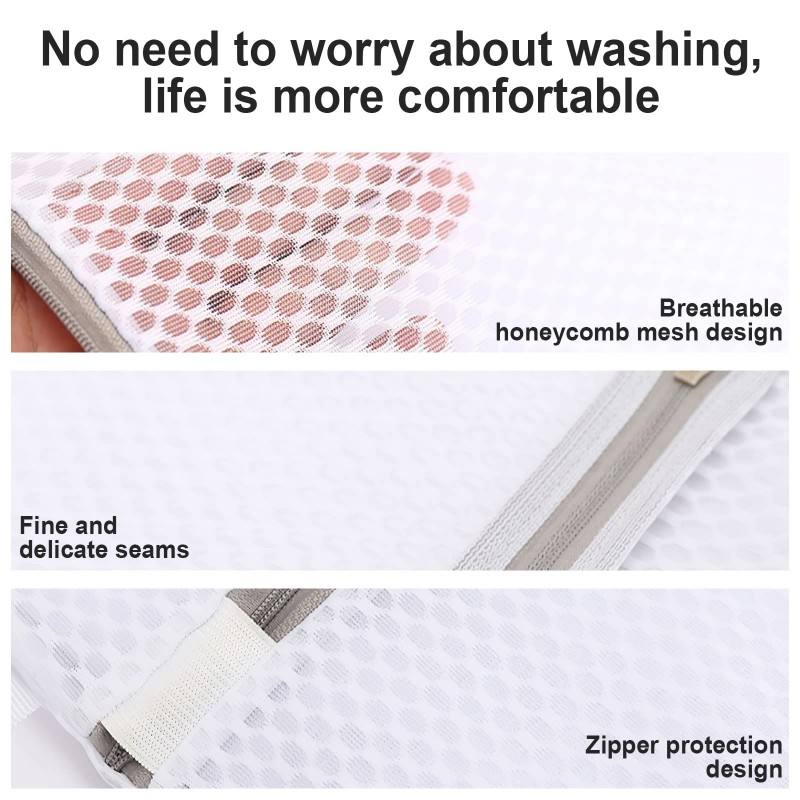 Foldable Laundry Bag Set of Various Sizes - Premium Quality for Travel and Home Organization