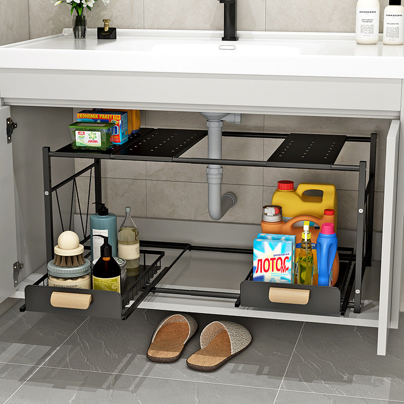 Extendable Storage Holder for Kitchen Sink at Home