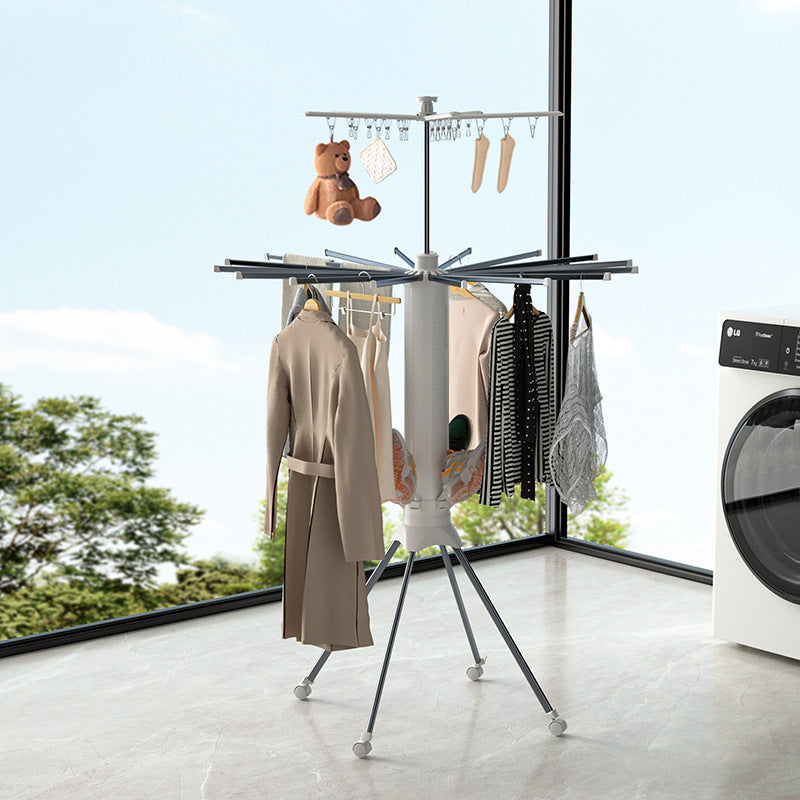Multifunctional Foldable Laundry Drying Rack for Clothes and Shoes