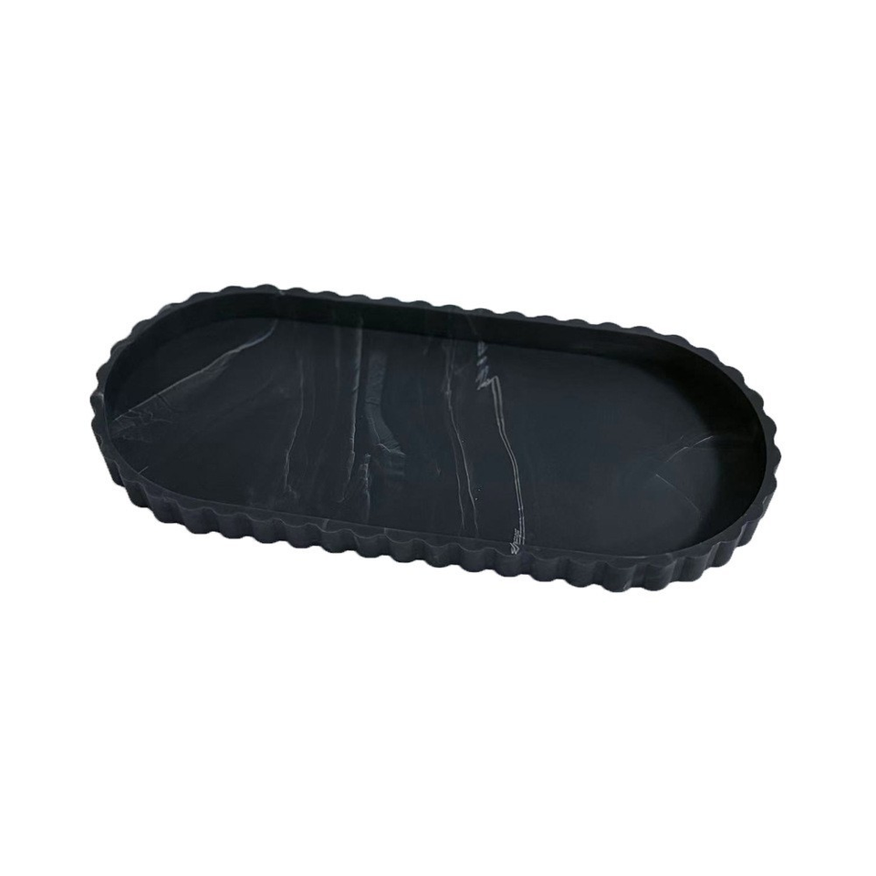 Luxury Oval Silicone Soap Dish for Bathroom and Household