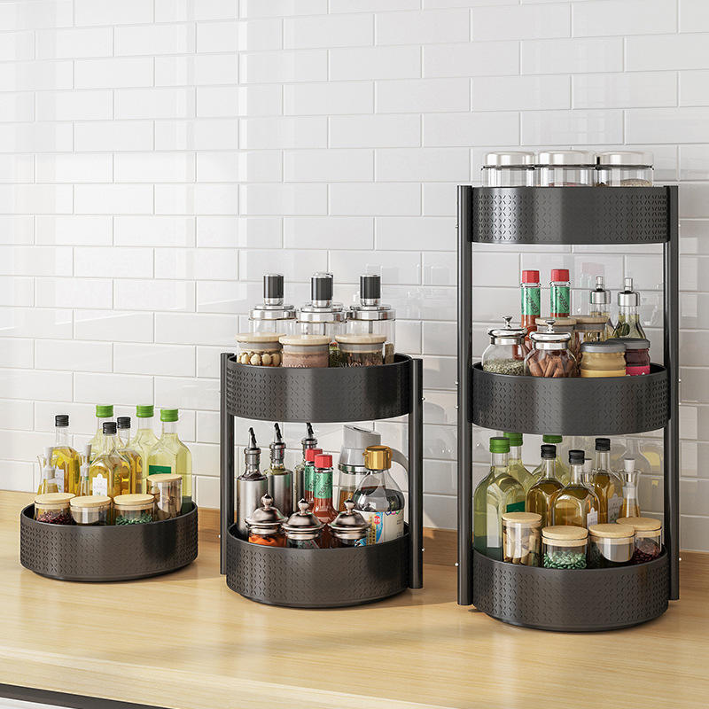 Rotary Spice Rack Organizer