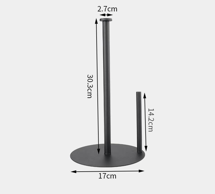 Detachable Paper Towel Holder Stand in Stainless Steel