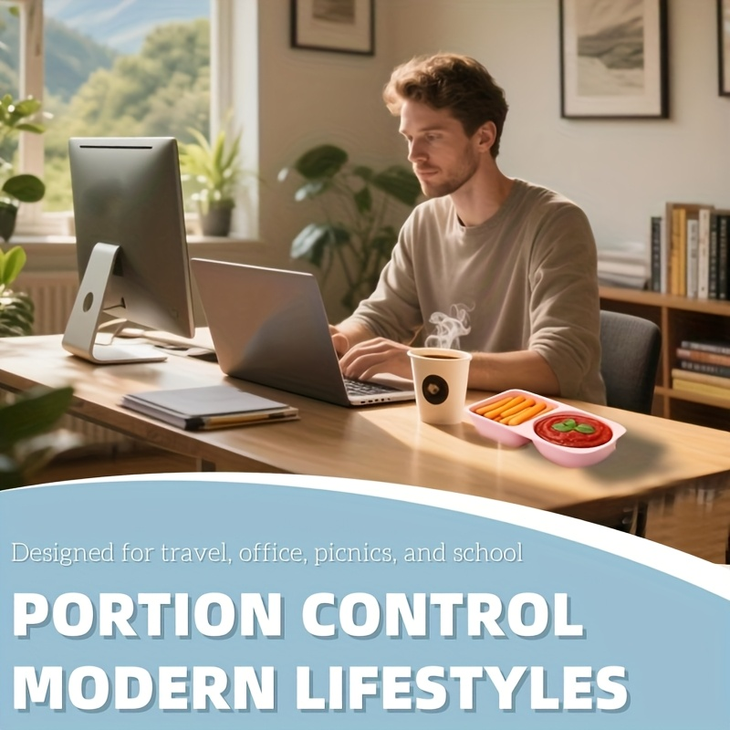 Silicone Spice Container with Dual Compartment Lid