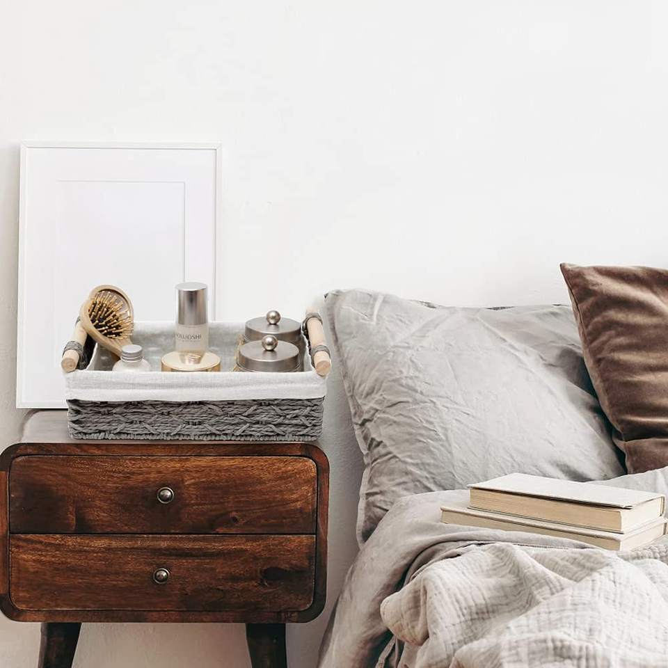 High-Quality Felt Storage Basket for Baby Nursery Diapers Holder Chalkboard Organizer Kitchen Utensils Storage Stand