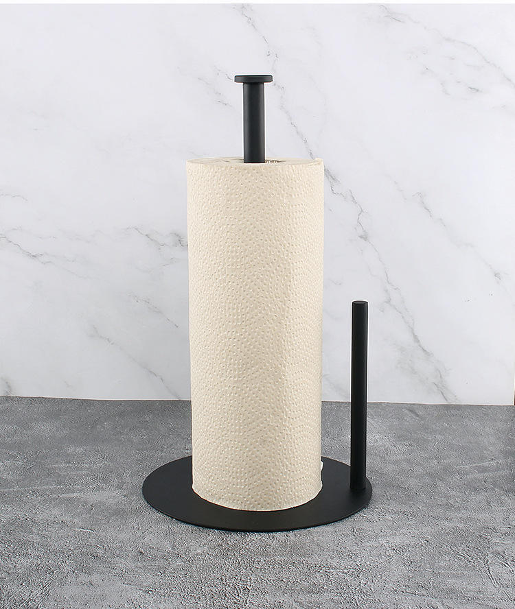 Detachable Paper Towel Holder Stand in Stainless Steel