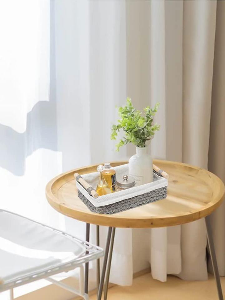 Felt Baby Nursery Diaper Bag Storage Basket Organizer Kitchen Utensils Storage Bag - Set of 2