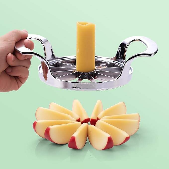 Professional Stainless Steel Apple Cutter, Kitchen Tool for Fruit Preparation, Durable, Versatile, and Easy to Clean