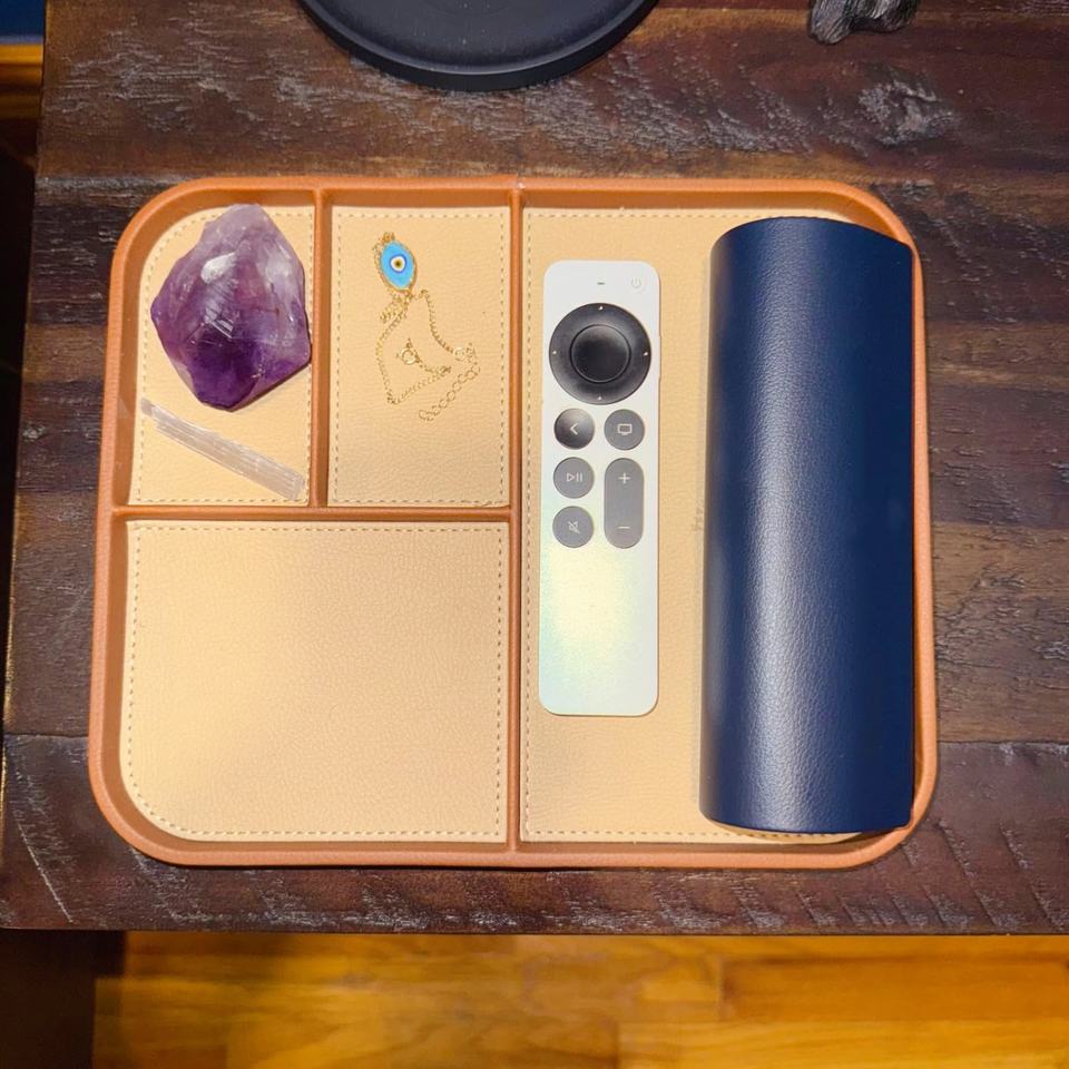 Multifunction Storage Tray for Desktop Organization