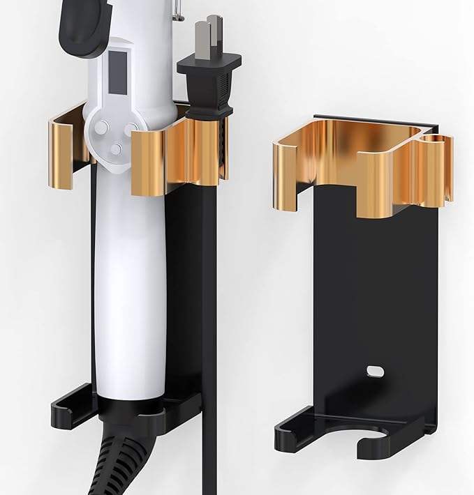 Aluminum Bathroom Electric Hair Comb Holder Shelf