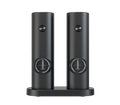 Electric Salt and Pepper Grinder Set with Storage Base Spice Bottle