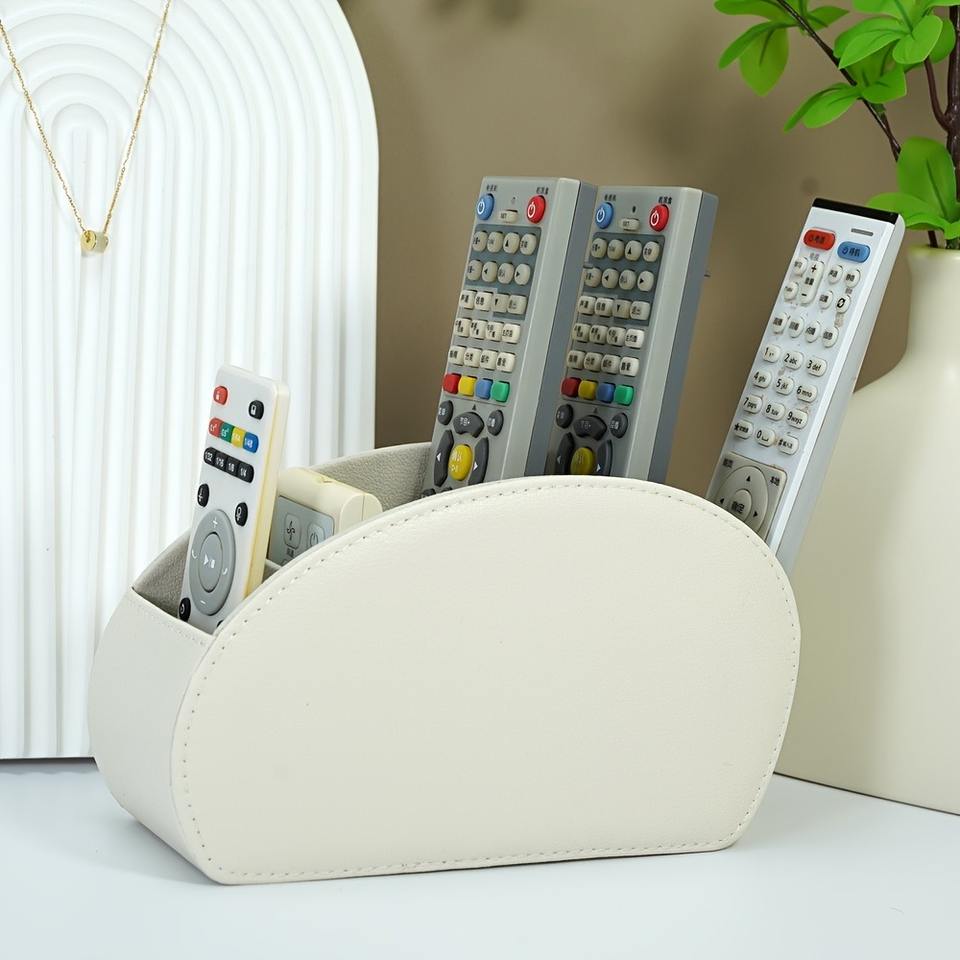 Multifunctional Remote Control Holder with 5 Compartments