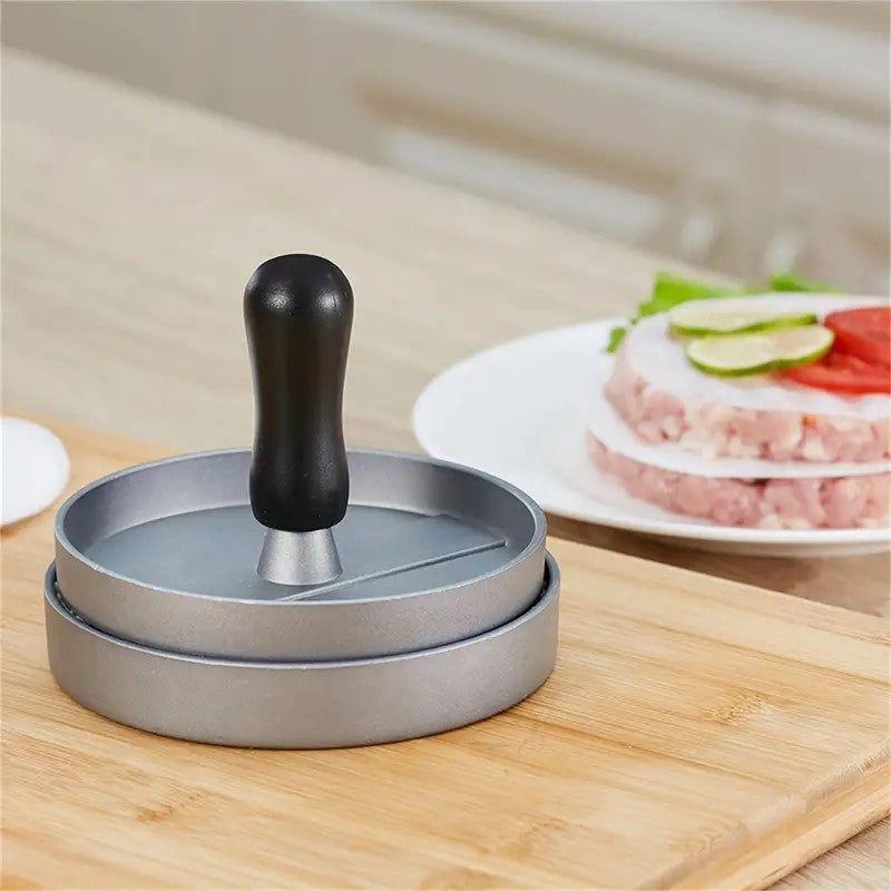 High-Quality Aluminum Alloy Burger Press Meat Tools for Home Kitchen Use