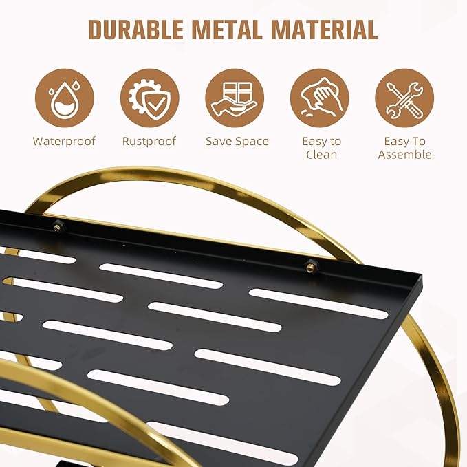 2 Tier Parfum Organizer for Dresser, Perfume Makeup Stand Organizer for Vanity, Cosmetic Ideal Gift for Perfume Enthusiasts