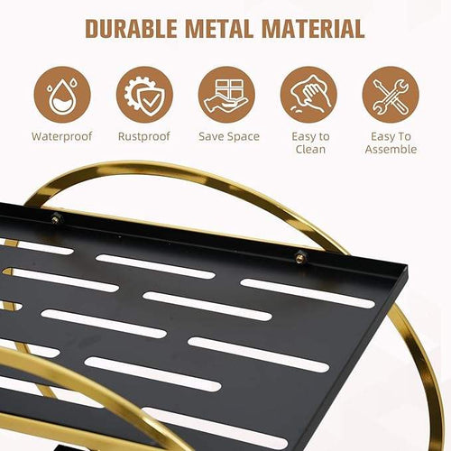 2 Tier Parfum Organizer for Dresser, Perfume Makeup Stand Organizer for Vanity, Cosmetic Ideal Gift for Perfume Enthusiasts