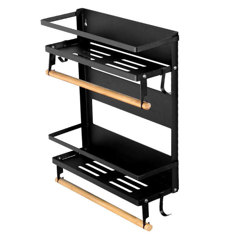 Kitchen Magnetic Spice Rack & Paper Towel Holder