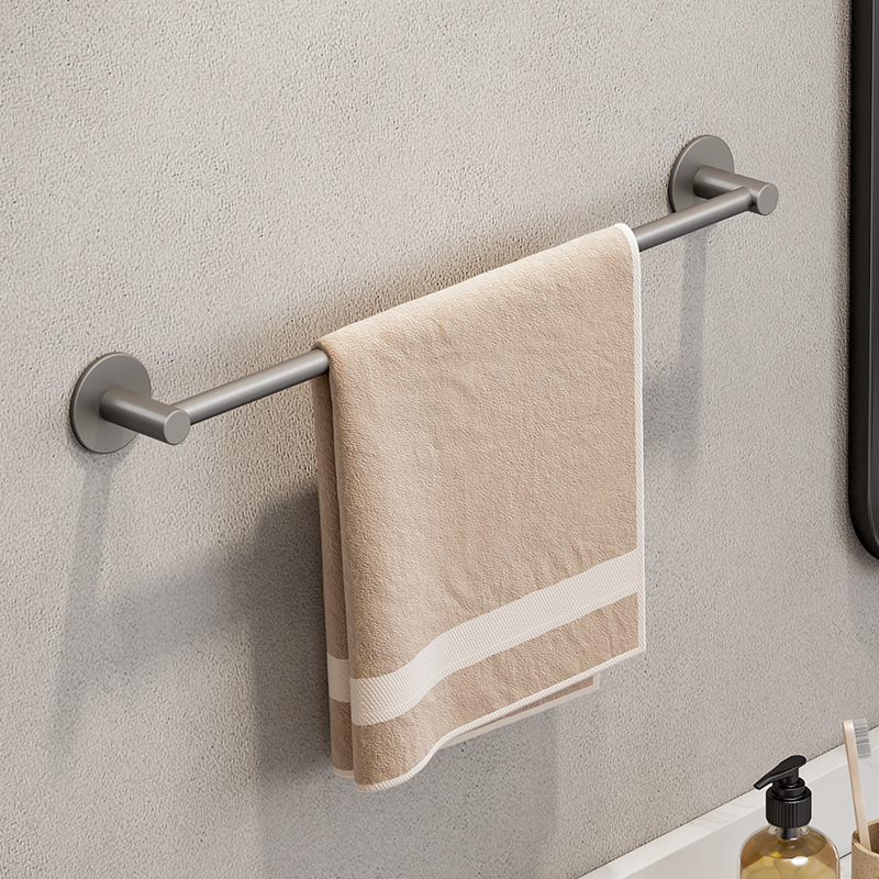 Aluminum Towel Rack with Bathroom Storage, Modern Wall Mount, Bathroom Shelves