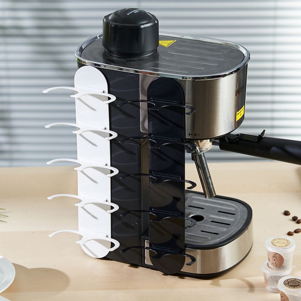 Space-Saving Plastic K-Cup Organizer for Small Countertops and Desktops