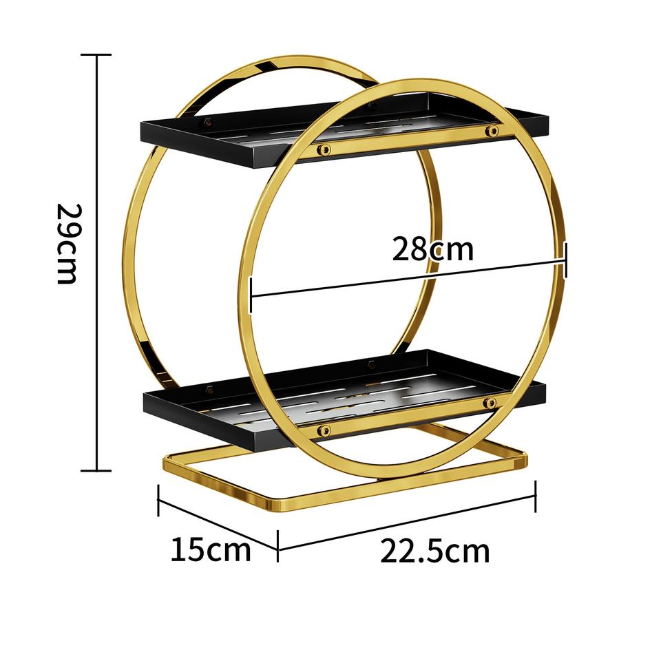 Multifunctional Bathroom Shelf Cosmetic Storage Organizer Makeup Holder Cosmetic Bag Rack