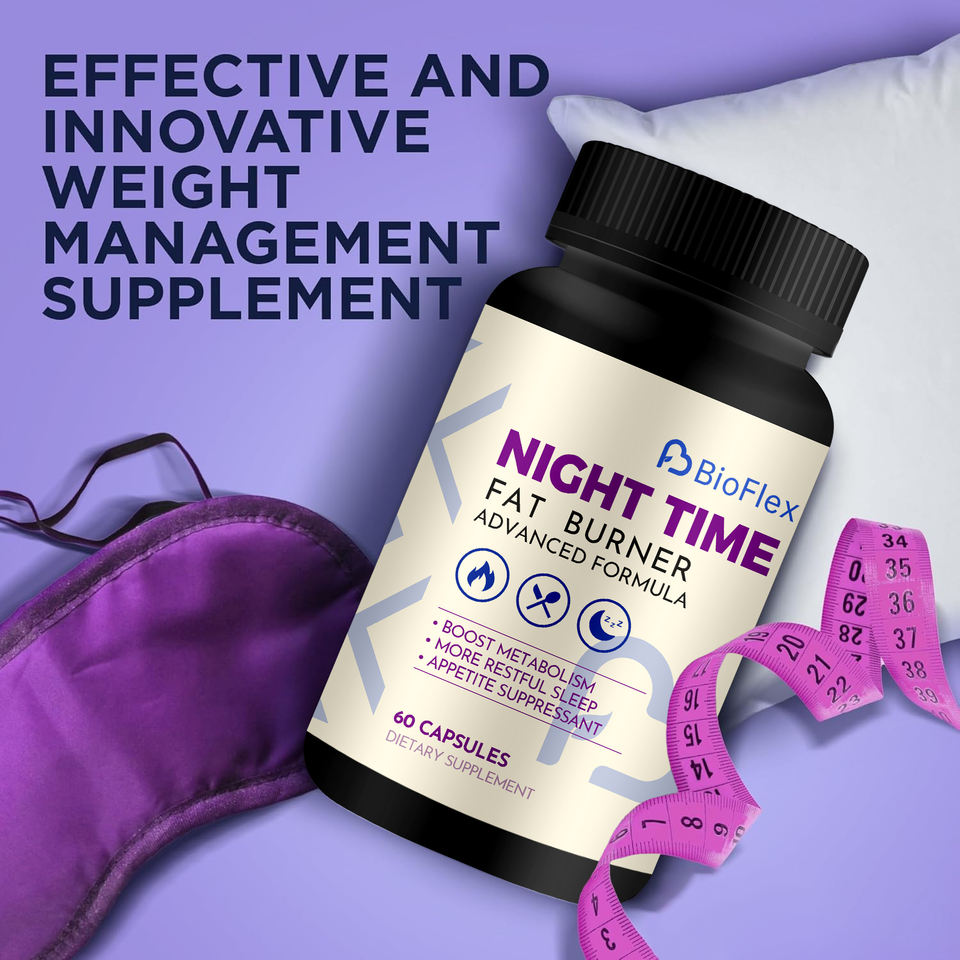 Private Label Natural Herbal Night Fat Burner Slimming Capsules Weight Loss Supplement with Ashwagandha Root