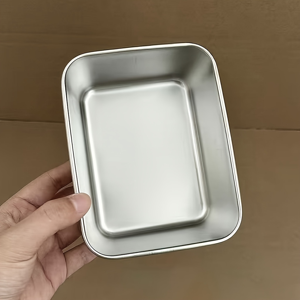 Multifunctional Single Food-Grade Stainless Steel Bento Box
