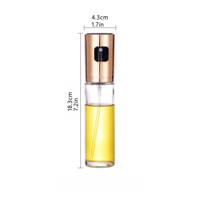 Kitchen Oil Spray Bottle - 100ml Olive Oil Sprayer for Air Fryer and Cooking, Glass Material