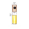 Kitchen Oil Spray Bottle - 100ml Olive Oil Sprayer for Air Fryer and Cooking, Glass Material