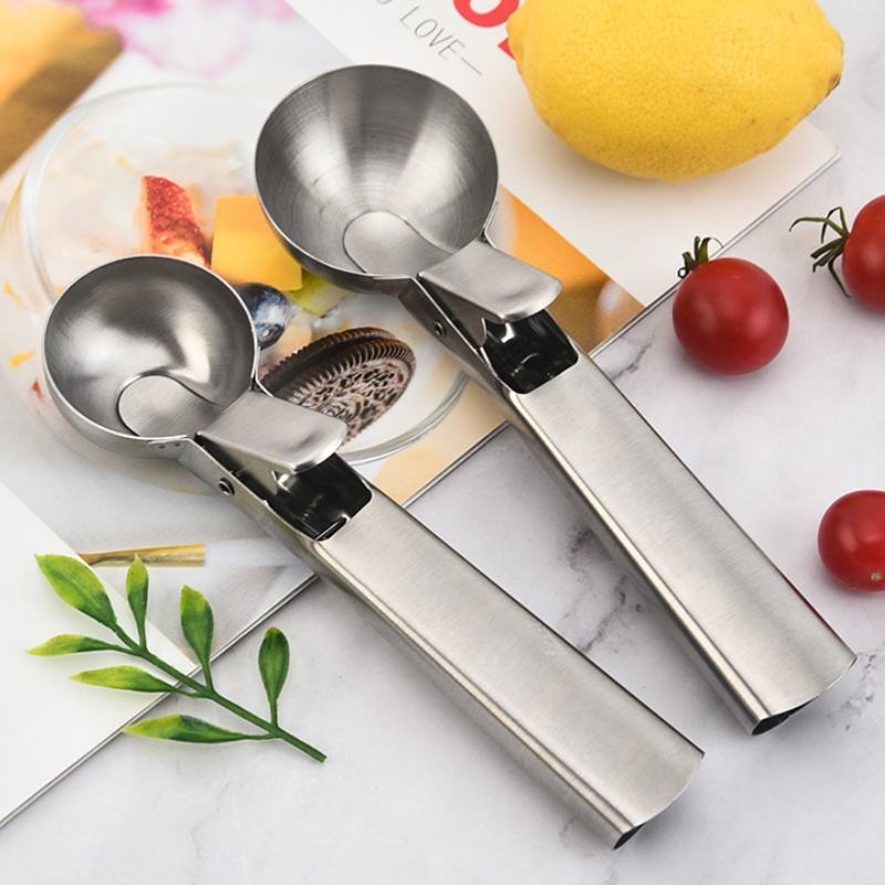 Stainless Steel Ice Cream Scoop with Trigger Release