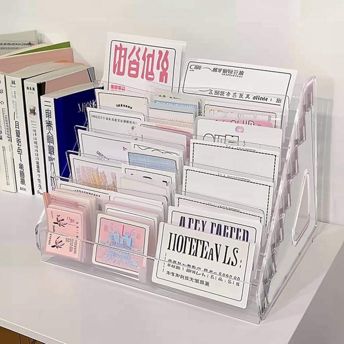 Multi-Tier Acrylic Nail Polish Organizer & Sunglasses Holder