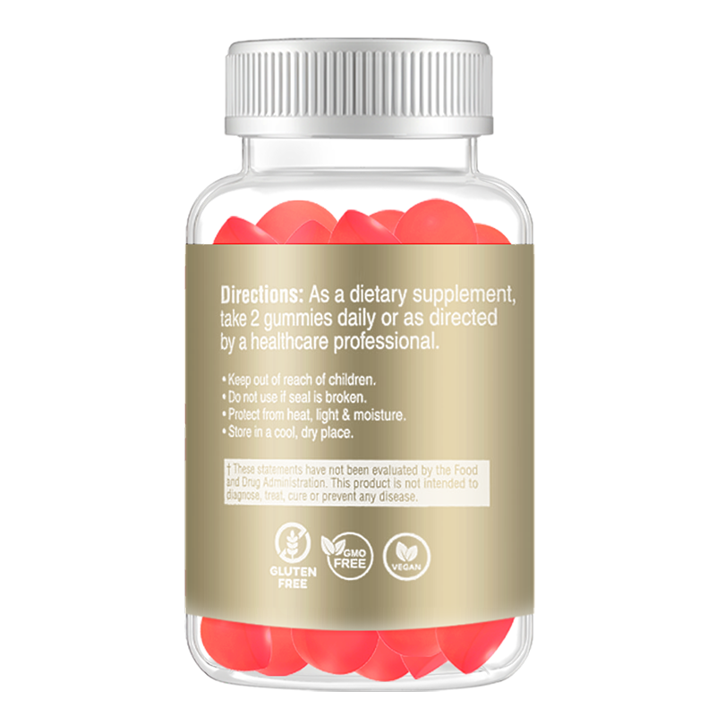 BioFlex China Manufacturer Logo Amino Acid BCAA Gummies 1000mg Muscle Regeneration Supplement