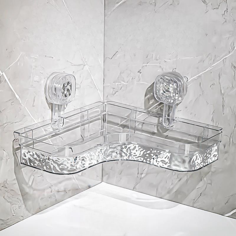 Bathroom Shelves Bathroom Storage Organizer for Home Drill-Free Wall-Mounted Tripod Storage Rack Corner Shelf