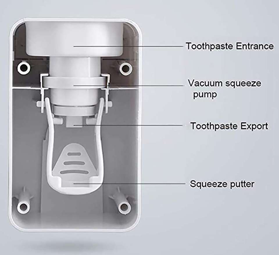 Automatic Toothpaste Dispenser for Family Bathroom