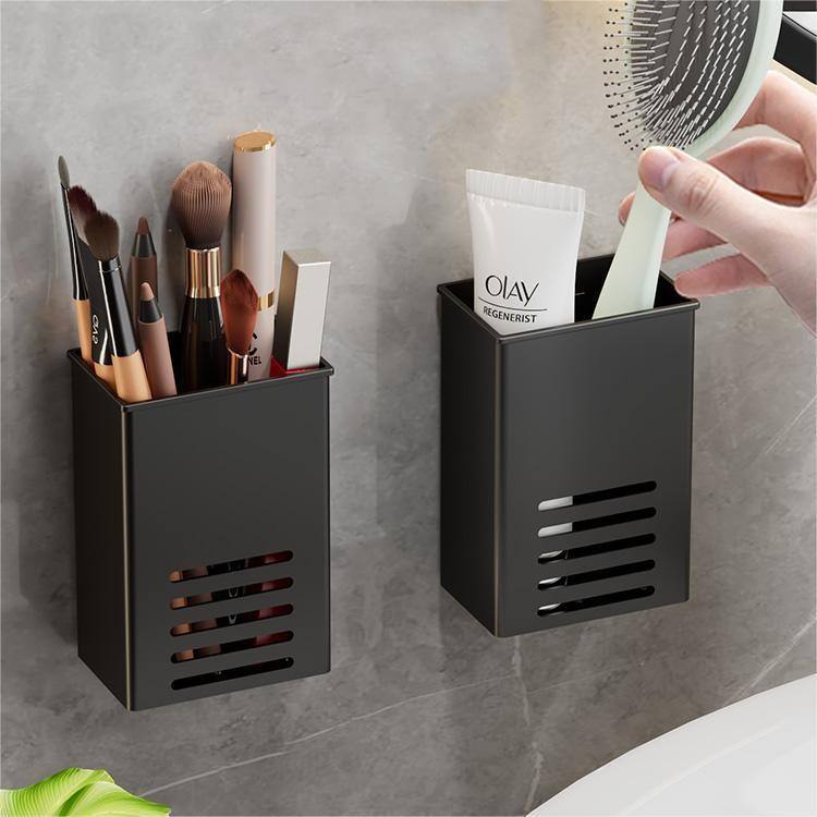 High-Quality Multifunctional Aluminum Wall Mount Shelf for Bathroom Kitchen Living Room
