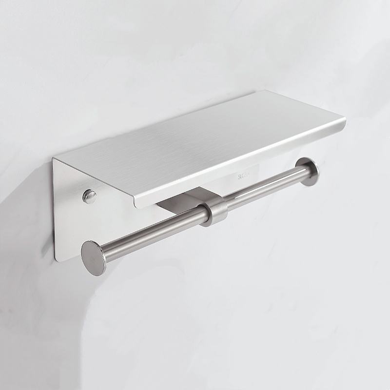 Modern Stainless Steel Wall-Mounted Toilet Paper Holder