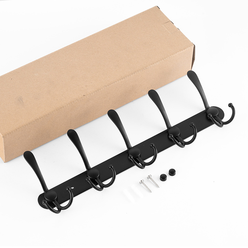 Multifunctional Stainless Steel Clothes Hook for Wall Bathroom Robe Hook Over Door Hanger Clothing Hooks