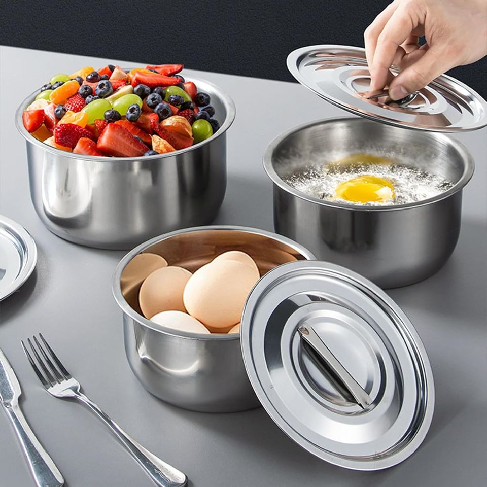 Isoliertes Kochgeschirr Set mit Suppentopf und Auflaufform