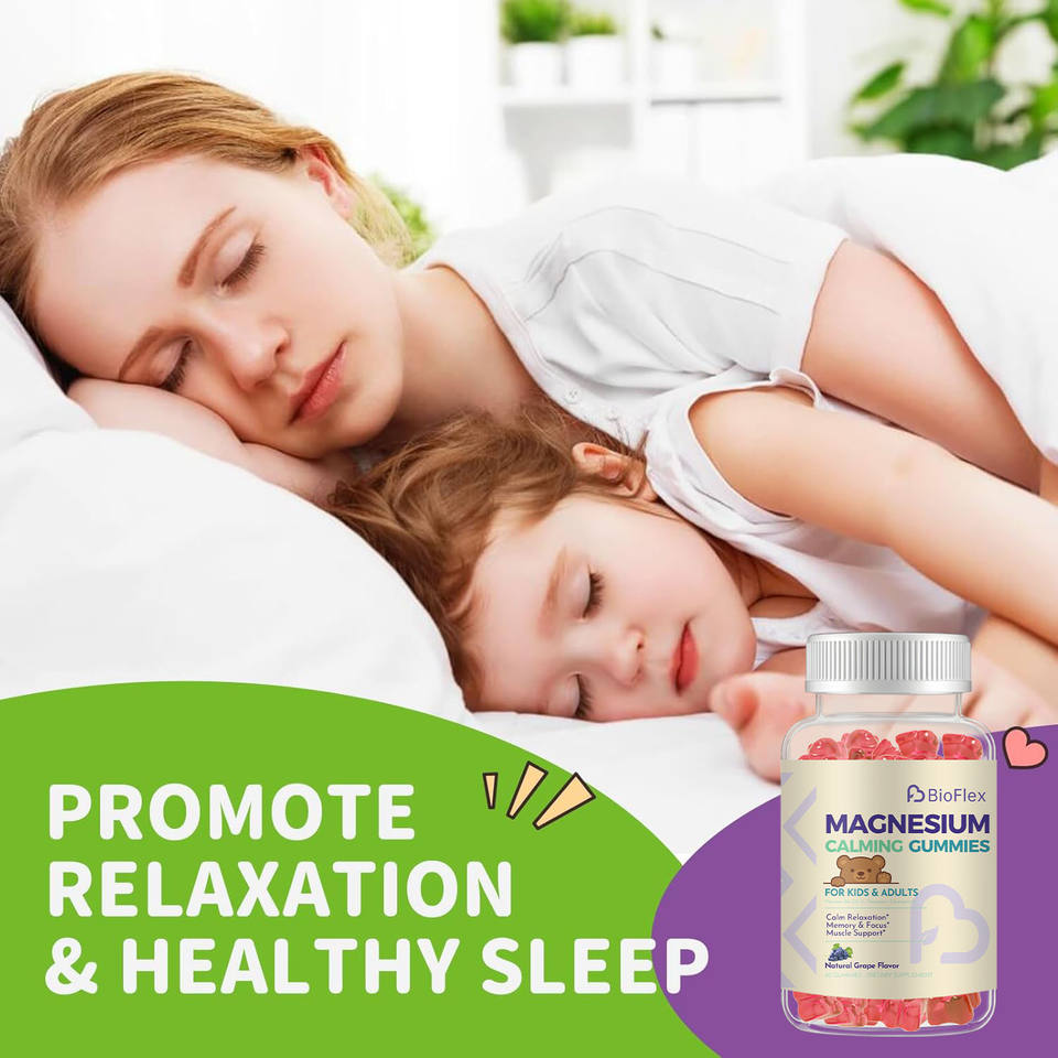 Natural Sleep Gummies with Vitamin B6 & D3, L-Theanine, Magnesium Glycinate
