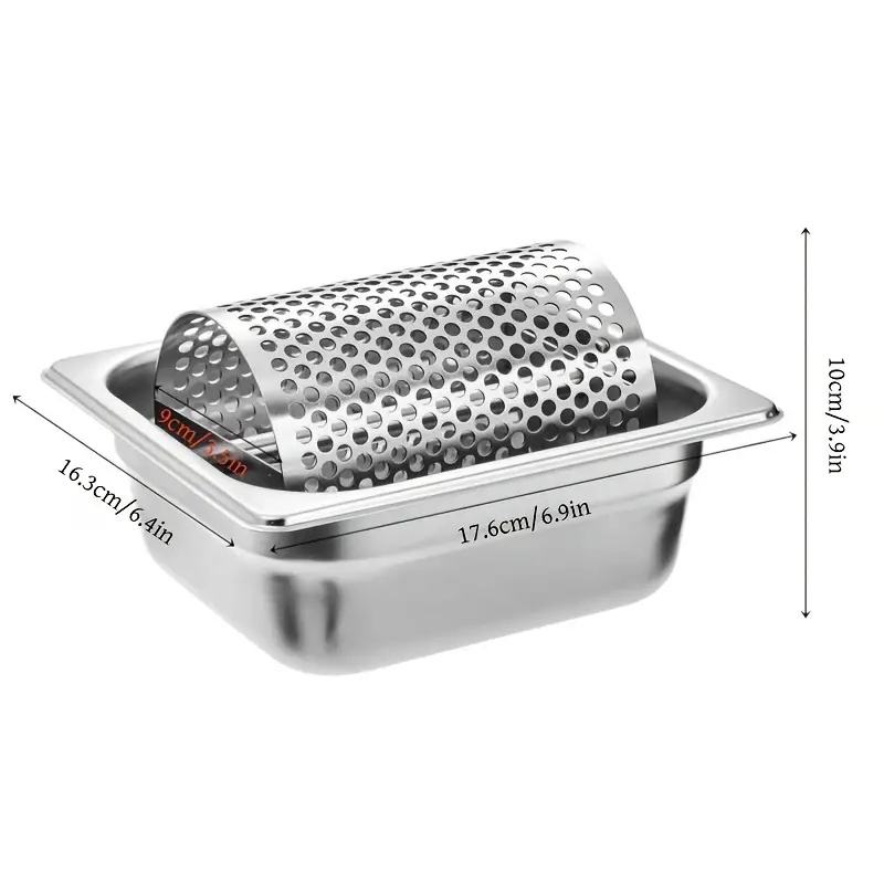 Stainless Steel Butter Roller - Evenly Spread Butter with Gentle Rolling Motion for Baking, Grilling, Picnics, BBQs