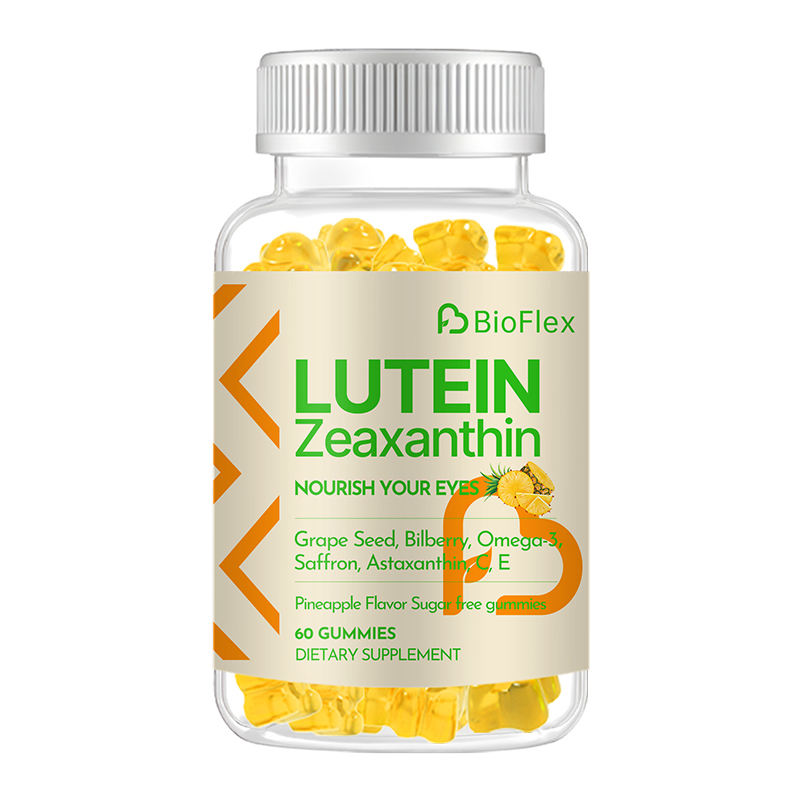BioFlex Natural 13-in-1 Zeaxanthin Lutein Eye Health Vitamins Gummies for Adults