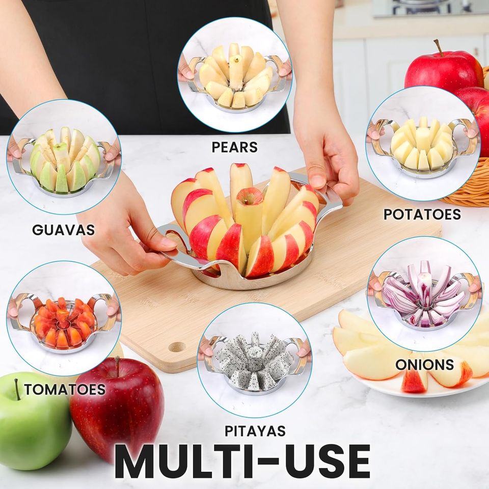 Extra Large Extra Sharp Slice Automatic Apple Slicer Corer Cutter High-Performance Cutting Tool for Easy Use