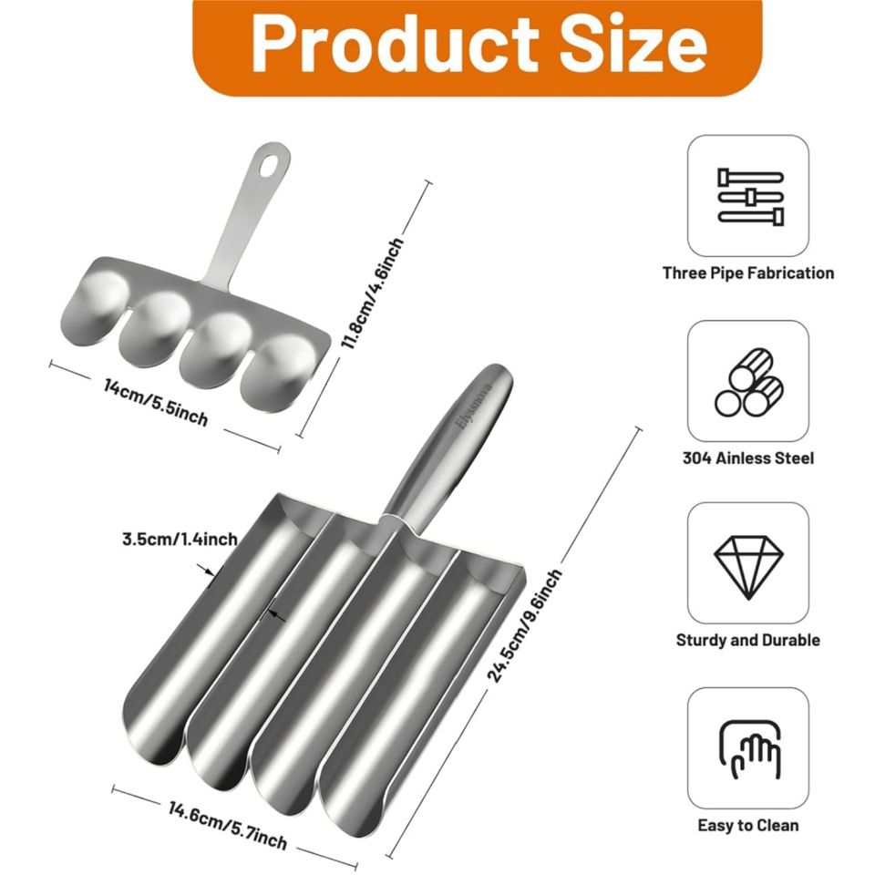 304 Stainless Steel Manual Meatball Maker Kitchen Tool for Fried Fish and Shrimp Durable Shape