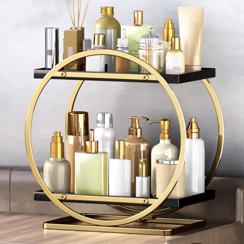 Multifunctional Bathroom Shelf Cosmetic Storage Organizer Makeup Holder Cosmetic Bag Rack